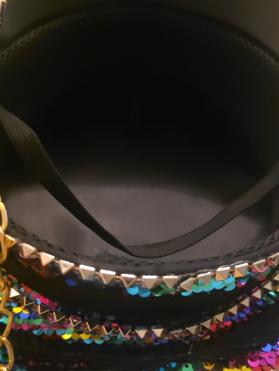 Burning Man Inspired Sequin Festival Hat with Steampunk Goggles – Handmade State main image 9